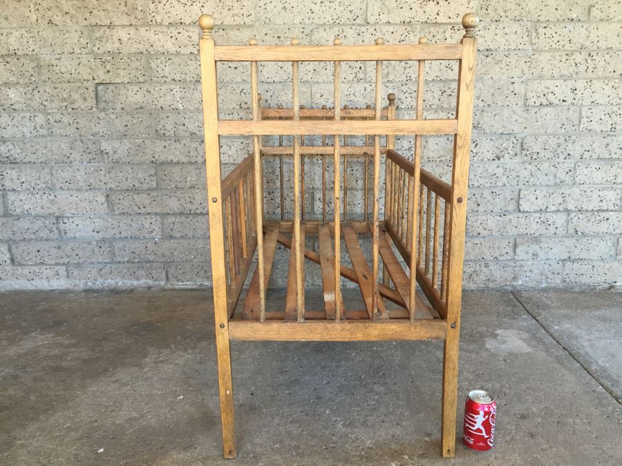 Vintage Wooden Crib