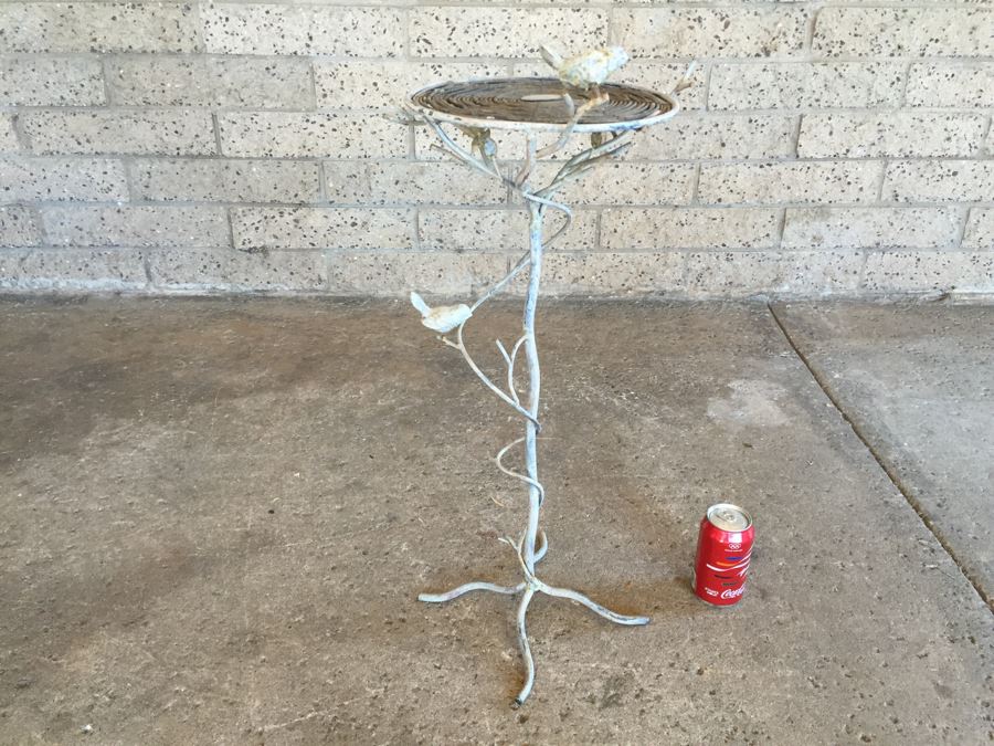 Nice Metal And Branch Table With Winding Tree Branch And Bird Motif [Photo 14]