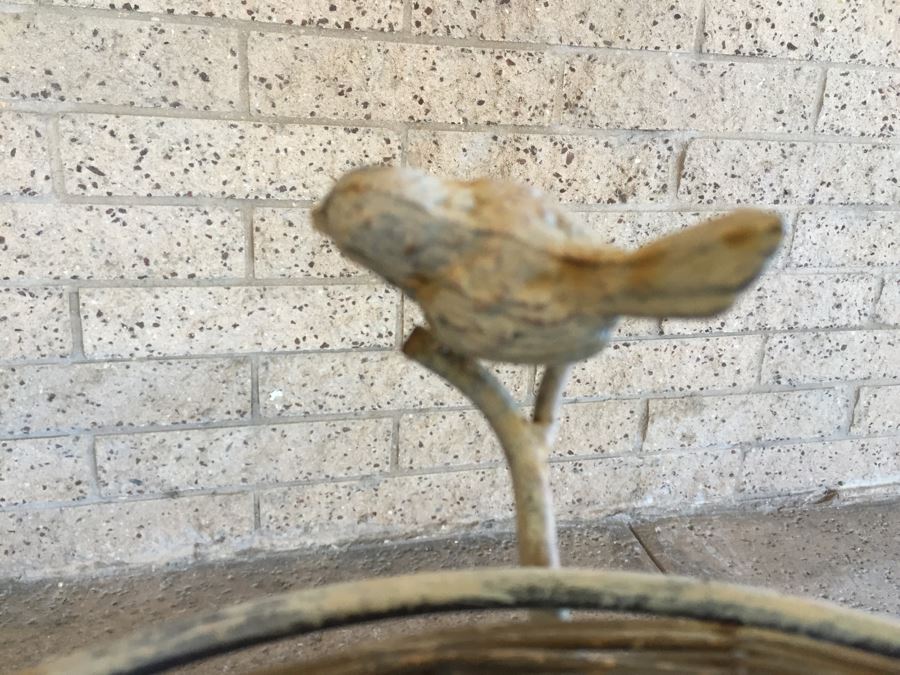 Nice Metal And Branch Table With Winding Tree Branch And Bird Motif [Photo 11]