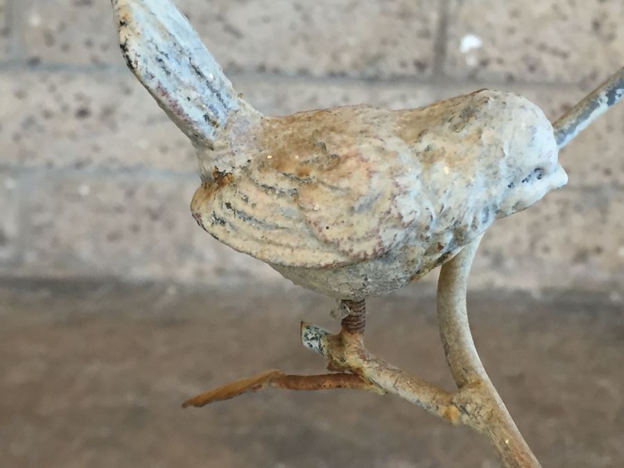 Nice Metal And Branch Table With Winding Tree Branch And Bird Motif [Photo 15]