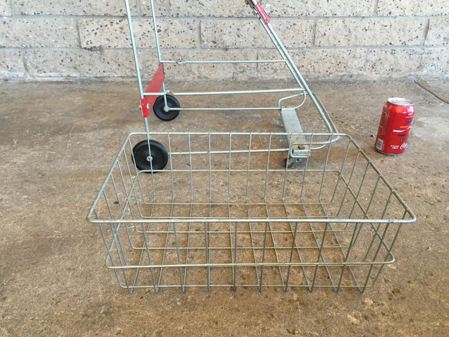 1950s Vintage AMSCO Metal Toy Shopping Cart Doll Stroller [Photo 13]