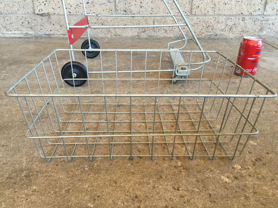 1950s Vintage AMSCO Metal Toy Shopping Cart Doll Stroller [Photo 14]