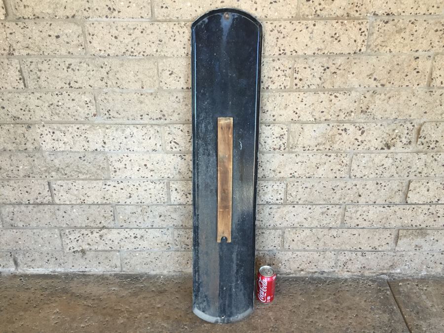 Vintage Original Porcelain CHEW MAIL POUCH TOBACCO Thermometer [Photo 9]