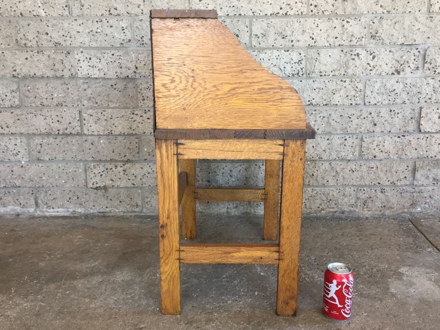 Vintage Child's Roll Top Desk [Photo 5]