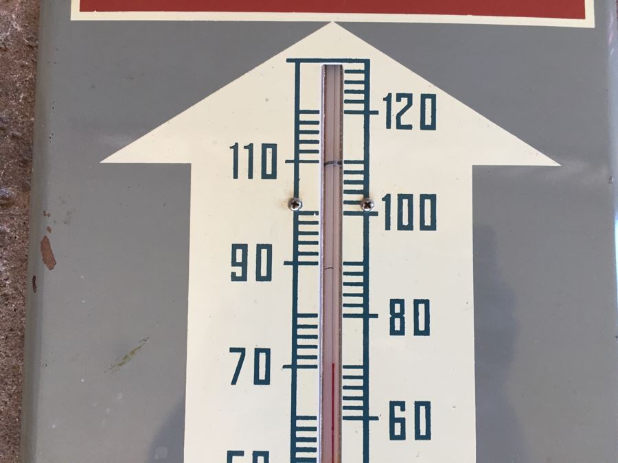 Vintage 1960s Martin Senour Paints Colors For The Home And Automobile Thermometer [Photo 6]