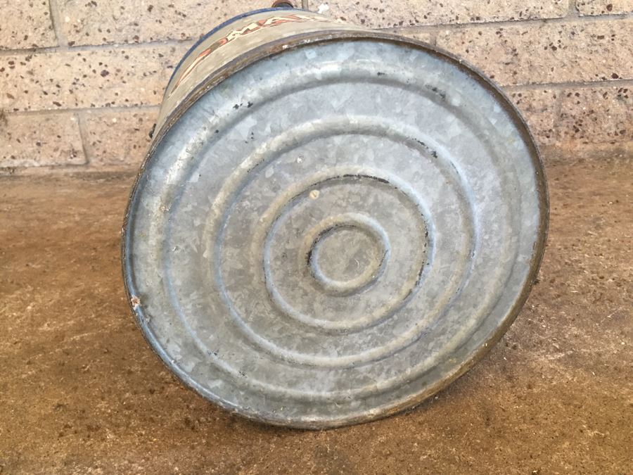Old MARTIN WARE Galvanized Kerosene Gas Can [Photo 10]