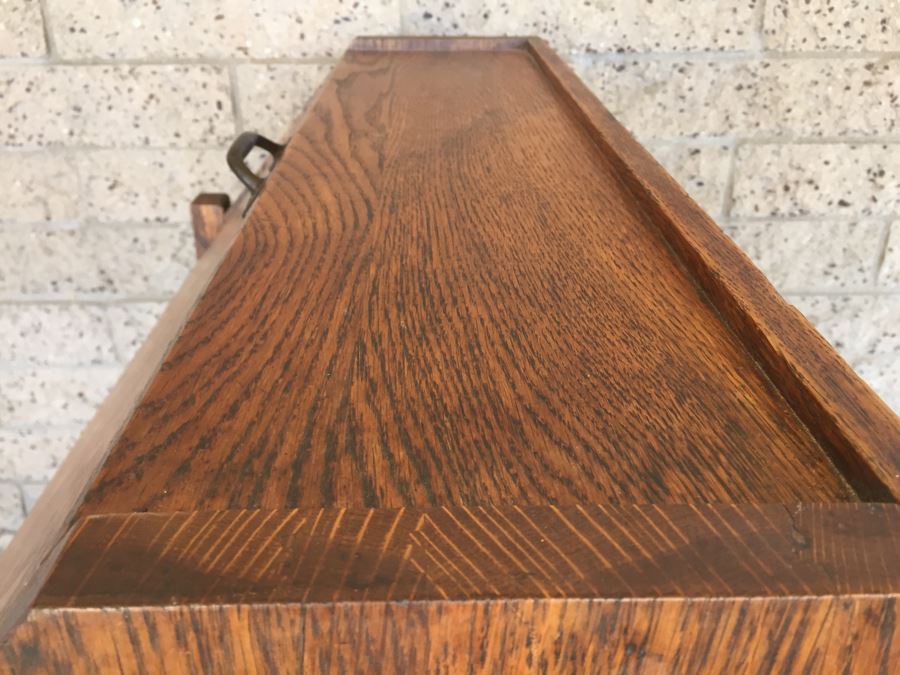 Antique Slant Top Desk Writing Desk [Photo 19]