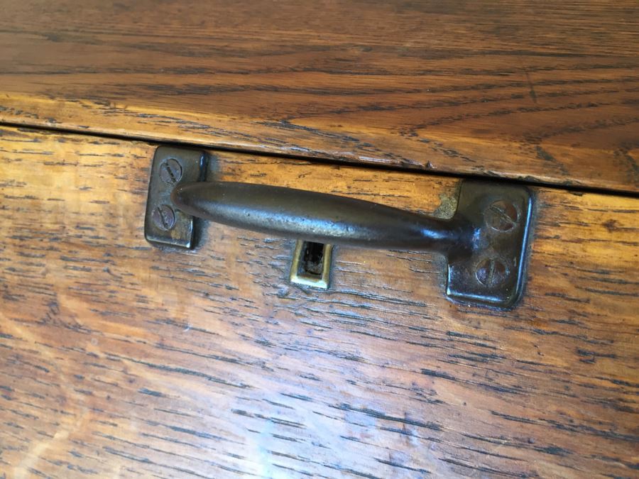 Antique Slant Top Desk Writing Desk [Photo 6]