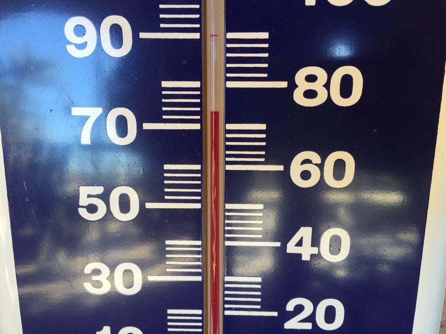 Reproduction Mail Pouch Chewing Tobacco 'Treat Yourself To The Best' Thermometer [Photo 5]