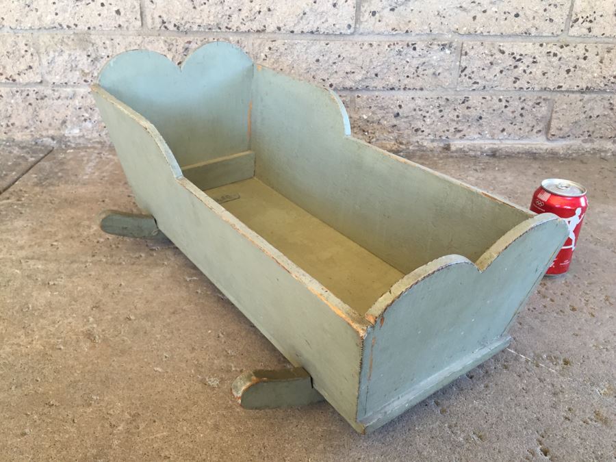 Vintage 'Julia' Wooden Doll Cradle [Photo 9]