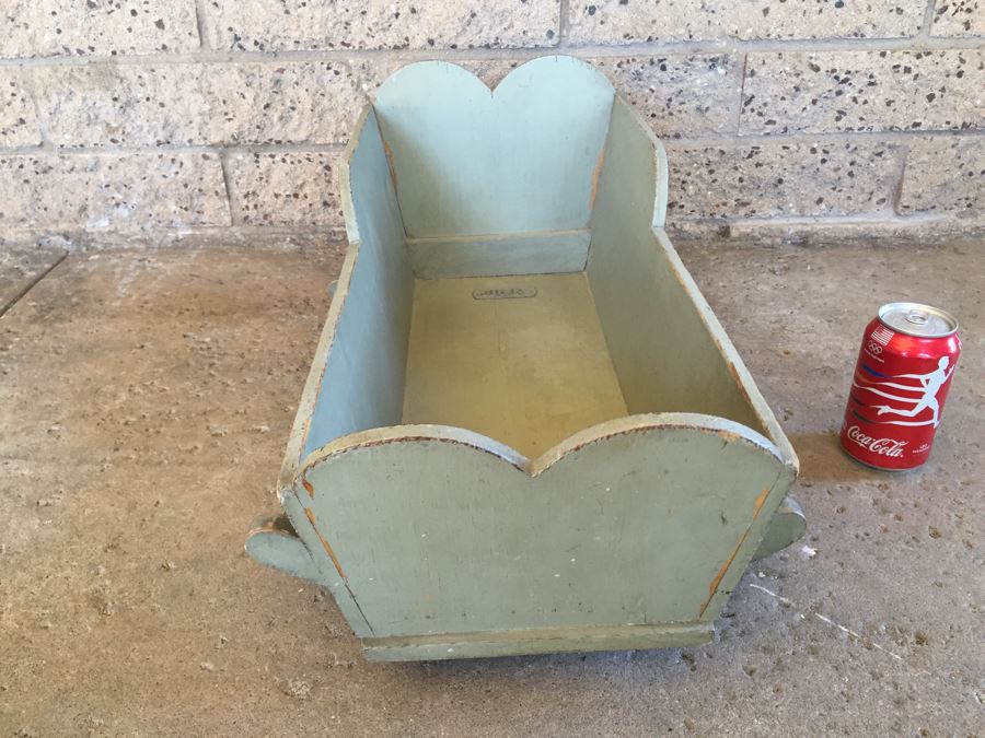 Vintage 'Julia' Wooden Doll Cradle [Photo 10]