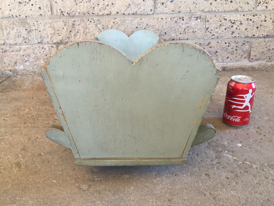 Vintage 'Julia' Wooden Doll Cradle [Photo 6]