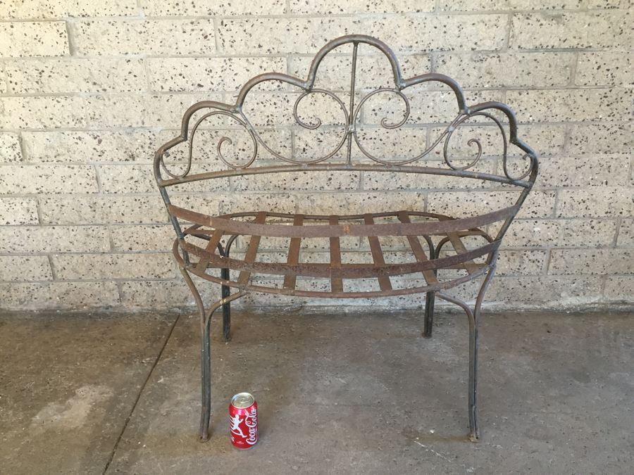 Vintage Wrought Iron Bench (Needs Cushion) [Photo 11]
