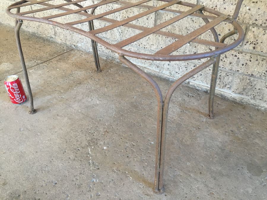 Vintage Wrought Iron Bench (Needs Cushion) [Photo 6]