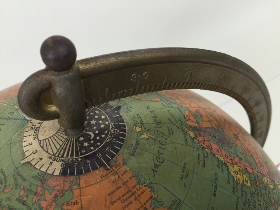 Mid-Century Replogle 12 Inch Reference Globe With Stand [Photo 16]