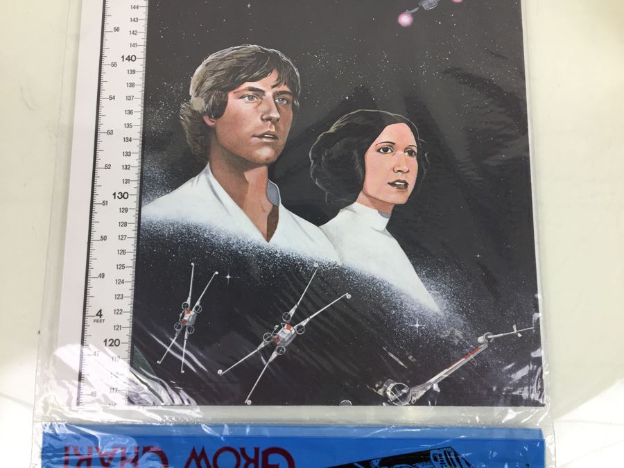 The STAR WARS Grow Growth Chart New In Original Packaging Random House Vintage 1978 [Photo 10]