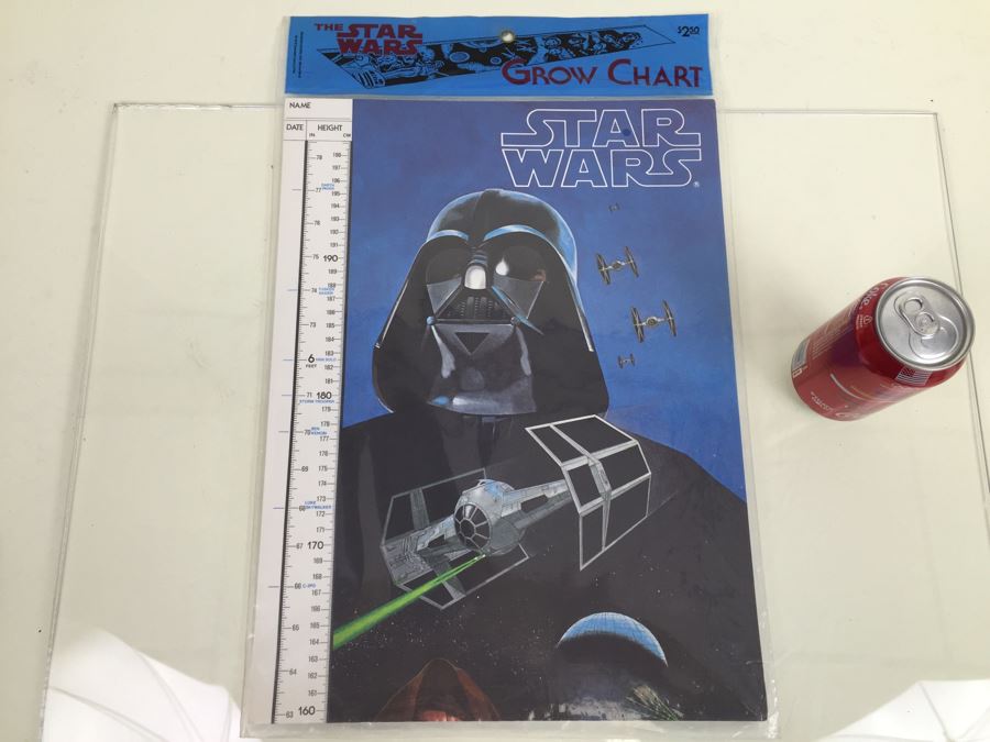 The STAR WARS Grow Growth Chart New In Original Packaging Random House Vintage 1978