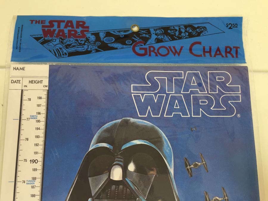 The STAR WARS Grow Growth Chart New In Original Packaging Random House Vintage 1978 [Photo 2]