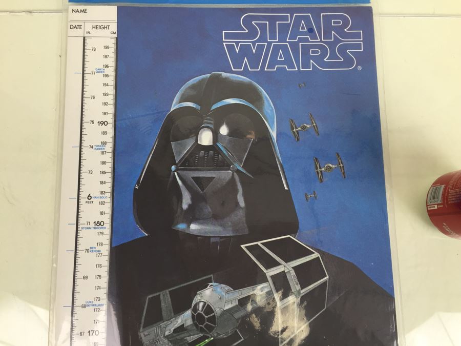 The STAR WARS Grow Growth Chart New In Original Packaging Random House Vintage 1978 [Photo 4]