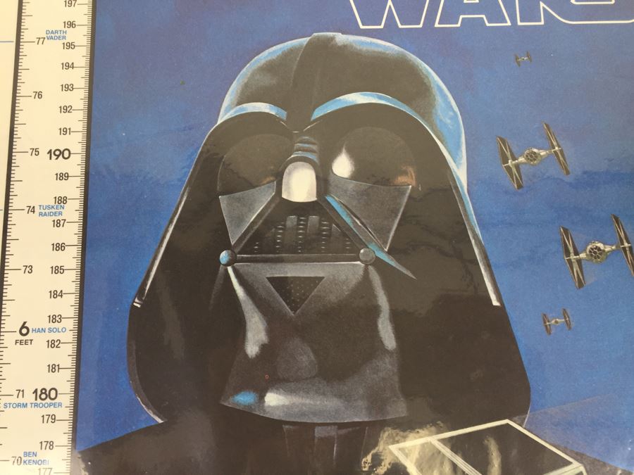 The STAR WARS Grow Growth Chart New In Original Packaging Random House Vintage 1978 [Photo 5]