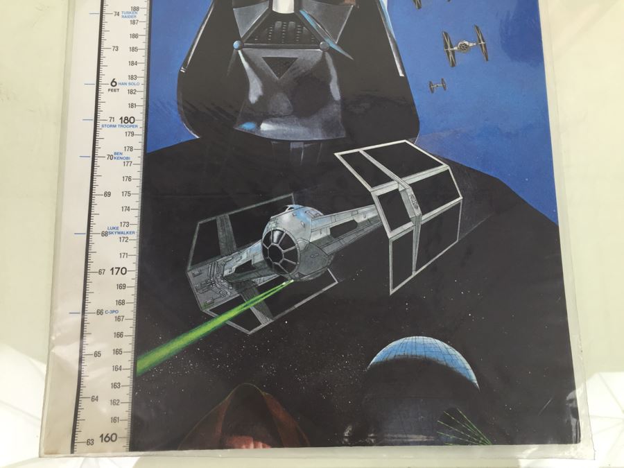 The STAR WARS Grow Growth Chart New In Original Packaging Random House ...