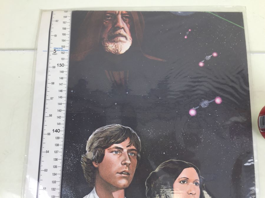 The STAR WARS Grow Growth Chart New In Original Packaging Random House Vintage 1978 [Photo 8]