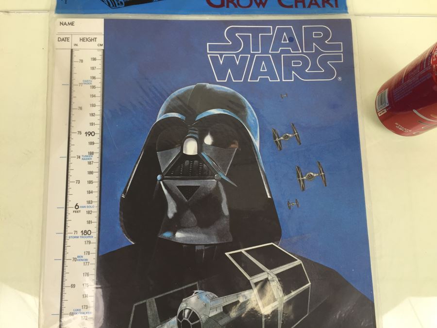 The STAR WARS Grow Growth Chart New In Original Packaging Random House Vintage 1978 [Photo 5]
