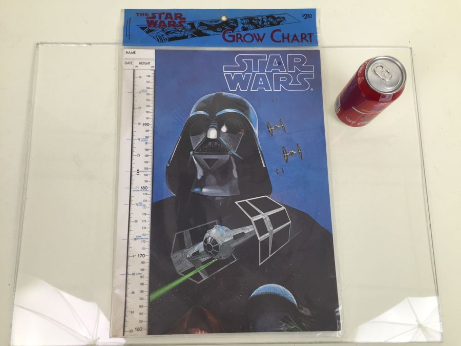 The STAR WARS Grow Growth Chart New In Original Packaging Random House Vintage 1978
