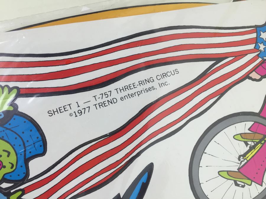 TREND Bulletin Board Three-Ring Circus In 3-D No. T-757 New In Packaging Vintage 1977 [Photo 14]