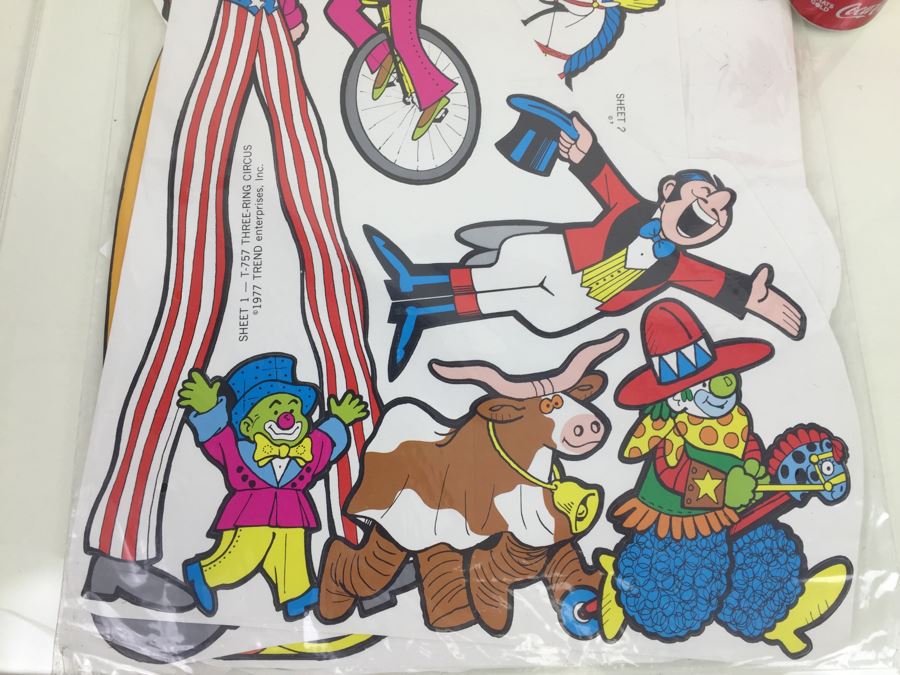 TREND Bulletin Board Three-Ring Circus In 3-D No. T-757 New In Packaging Vintage 1977 [Photo 13]