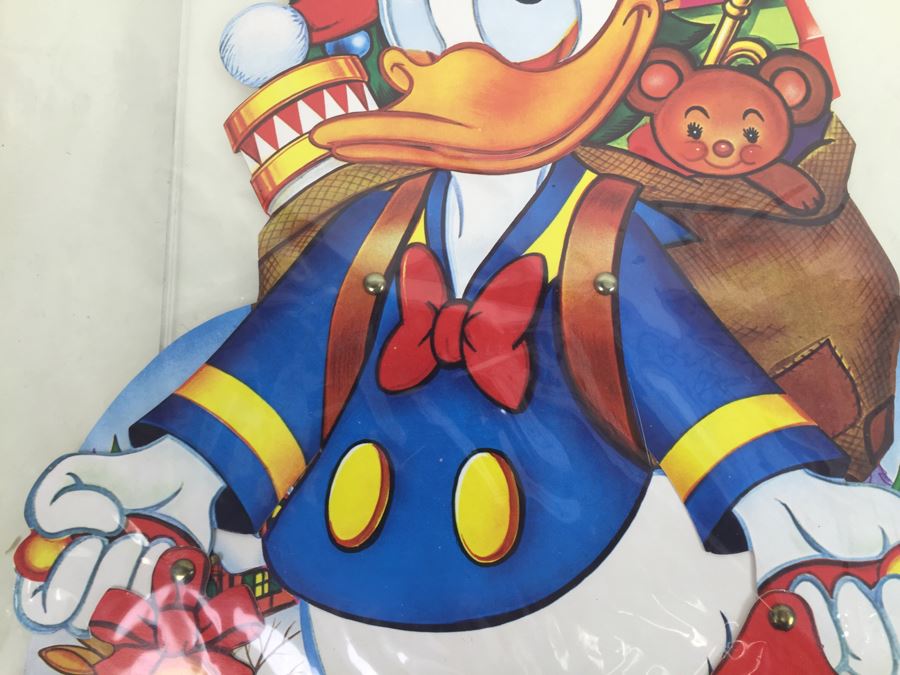 Pair Of Walt Disney Jumping Jack Advent Calendars Donald Duck And Mickey Mouse New In Packaging Printed In Denmark [Photo 7]