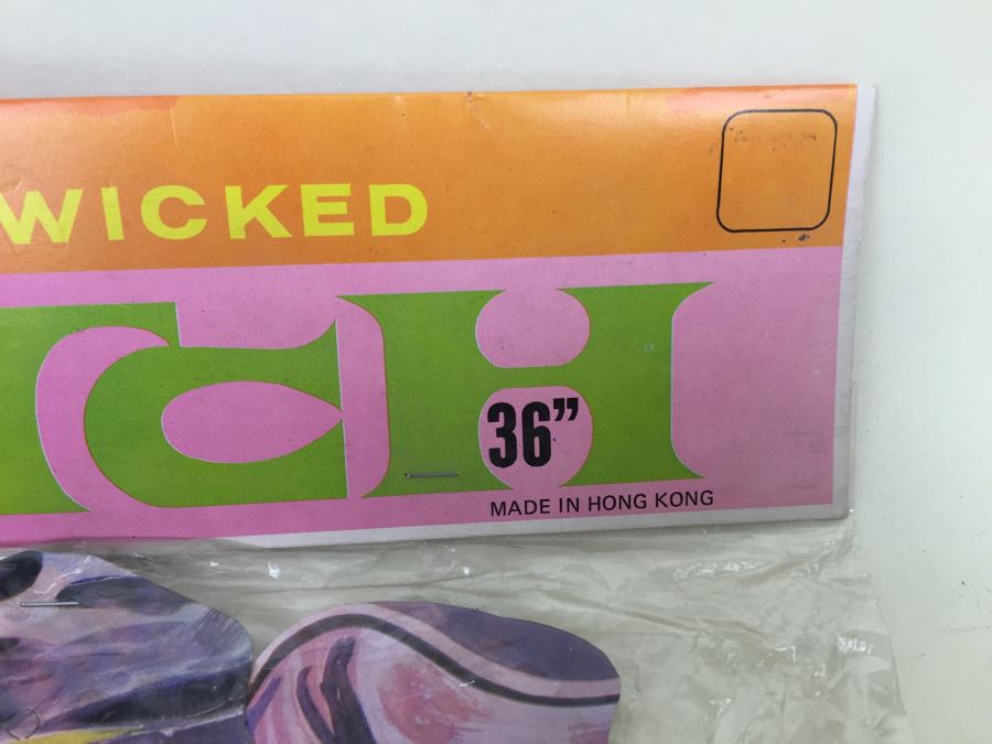 Vintage Comical Jointed Scarecrow And Weird Wicked Witch Halloween Decorations New In Packaging From Topstone [Photo 7]