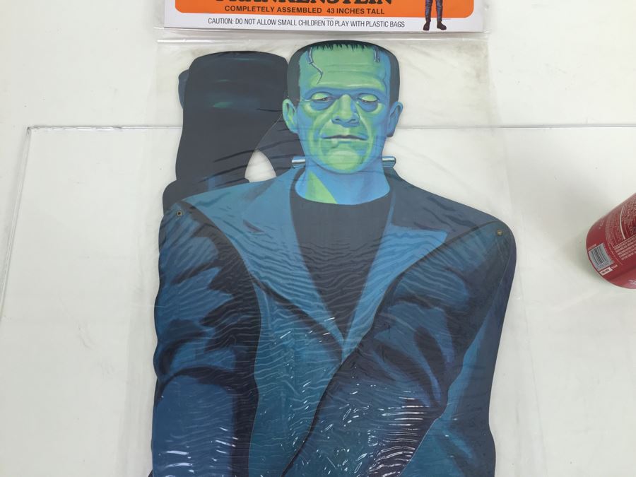 Vintage Jointed Frankenstein Halloween Decorations New In Packaging From Topstone [Photo 7]
