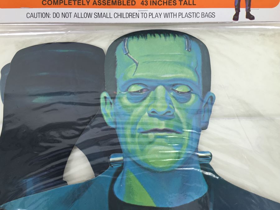 Vintage Jointed Frankenstein Halloween Decorations New In Packaging From Topstone [Photo 6]