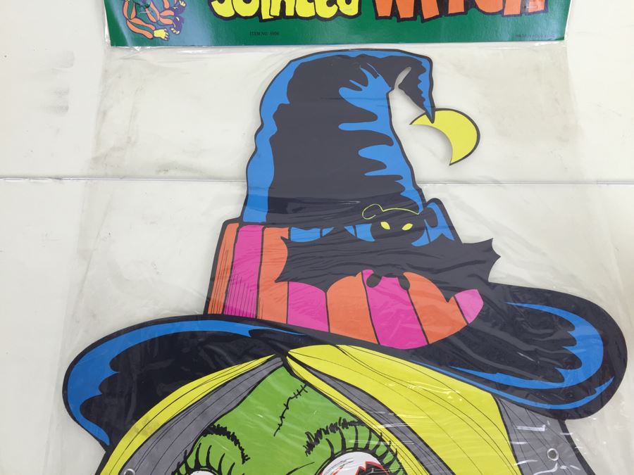 Vintage Jointed Witch Halloween Decorations New In Packaging [Photo 8]