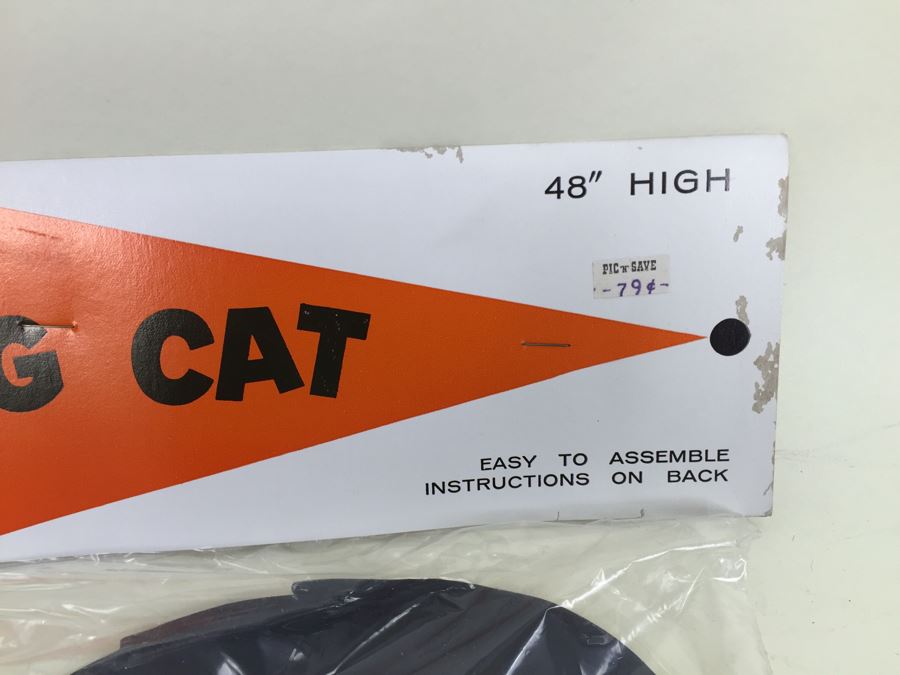 Vintage Dancing Cat Halloween Decorations New In Packaging By Dennison 48' High [Photo 7]