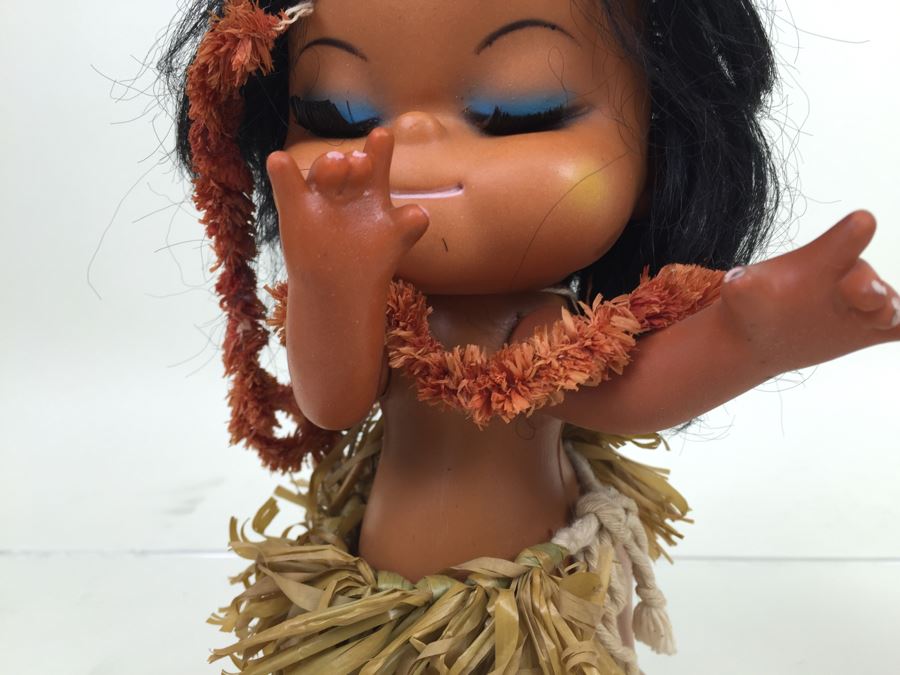 vintage hula doll
