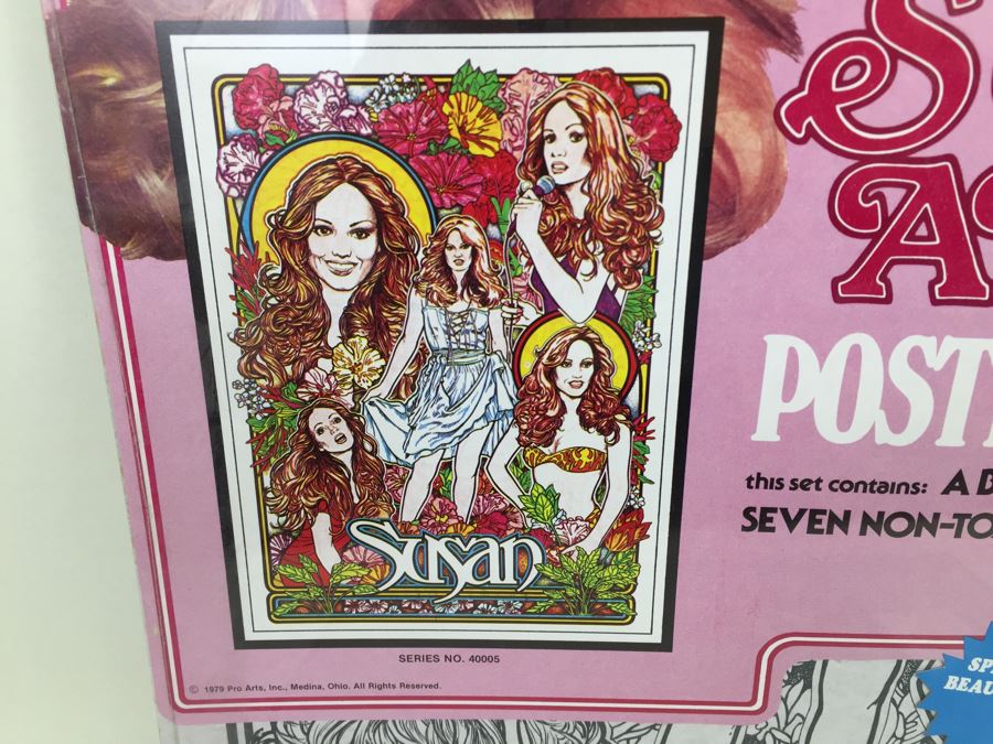Susan Anton Poster Pen Set Craft House New Sealed Vintage 1979 [Photo 6]