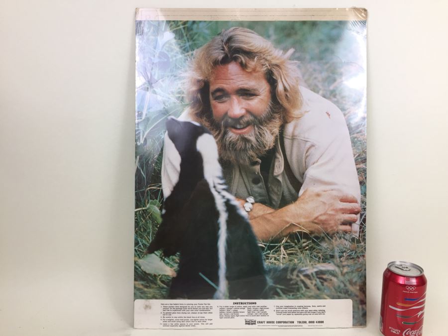 Grizzly Adams Poster Pen Set Craft House New Sealed Vintage [Photo 3]