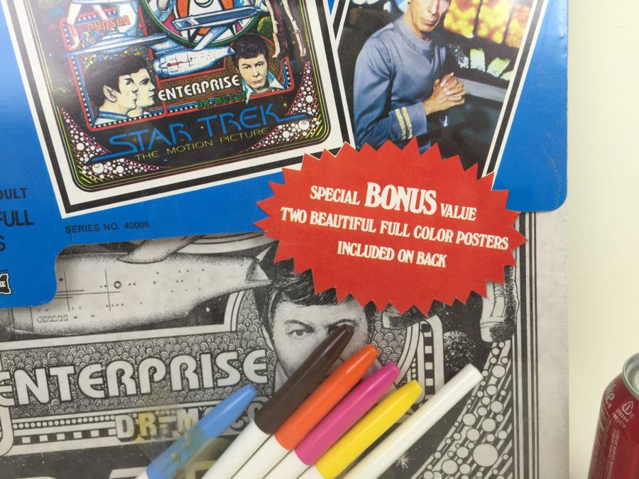 STAR TREK The Motion Picture Poster Pen Set Craft House New Sealed Vintage 1979 [Photo 7]