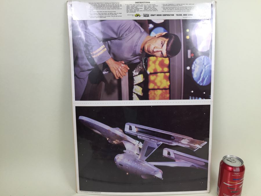 STAR TREK The Motion Picture Poster Pen Set Craft House New Sealed Vintage 1979 [Photo 3]