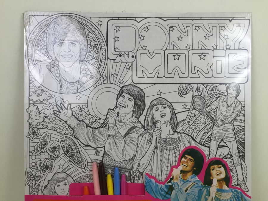 Donny & Marie Osmond Poster Pen Set Craft House New Old Stock Sealed Vintage 1977 [Photo 4]
