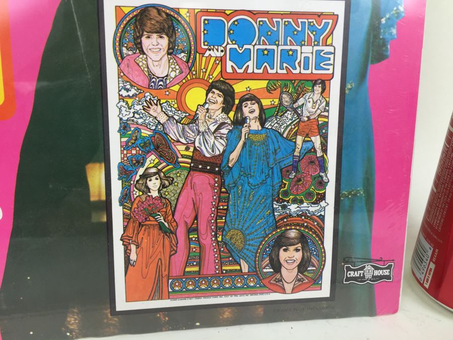Donny & Marie Osmond Poster Pen Set Craft House New Old Stock Sealed Vintage 1977 [Photo 8]