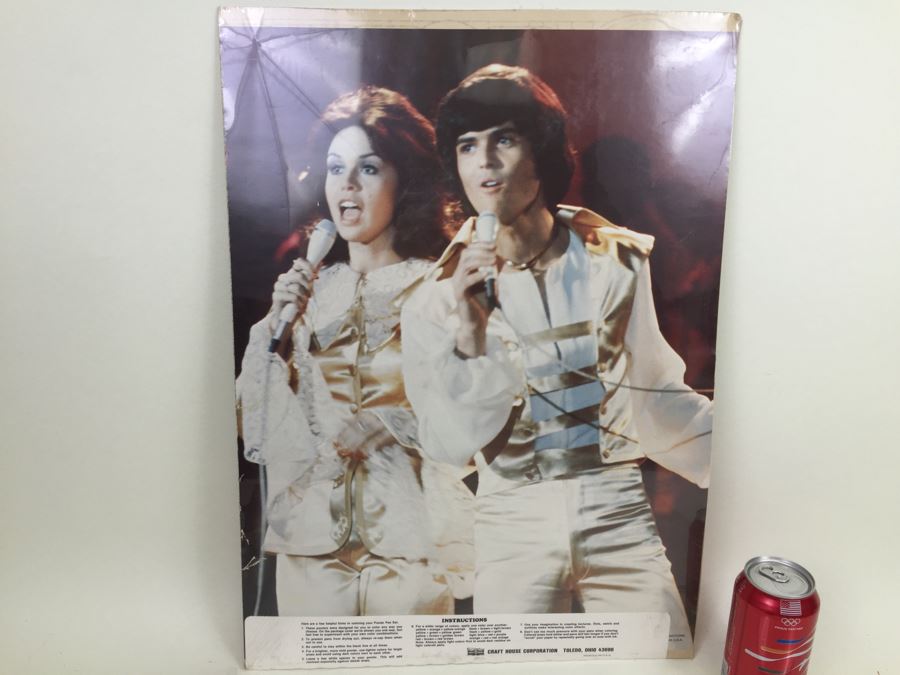 Donny & Marie Osmond Poster Pen Set Craft House New Old Stock Sealed Vintage 1977 [Photo 3]