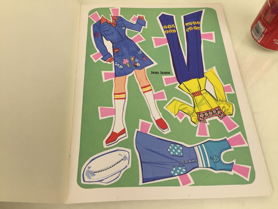 Jean Jeans Paper Doll Book Whitman New Old Stock Vintage 1975 [Photo 2]