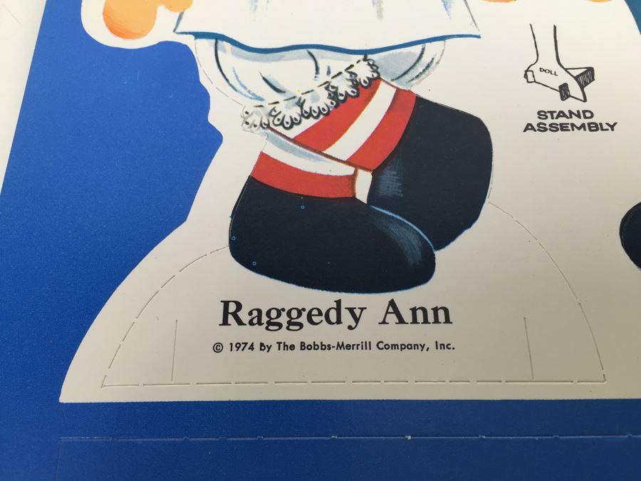 Raggedy Ann And Andy Paper Doll Book Whitman New Old Stock Vintage 1974 [Photo 7]