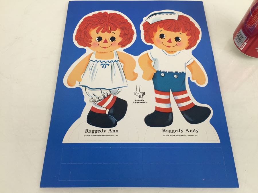 Raggedy Ann And Andy Paper Doll Book Whitman New Old Stock Vintage 1974 [Photo 3]