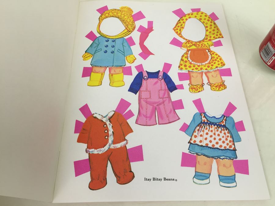 Itsy Bitsy Beans Paper Doll Book Whitman Mattel New Old Stock Vintage 1975 [Photo 2]