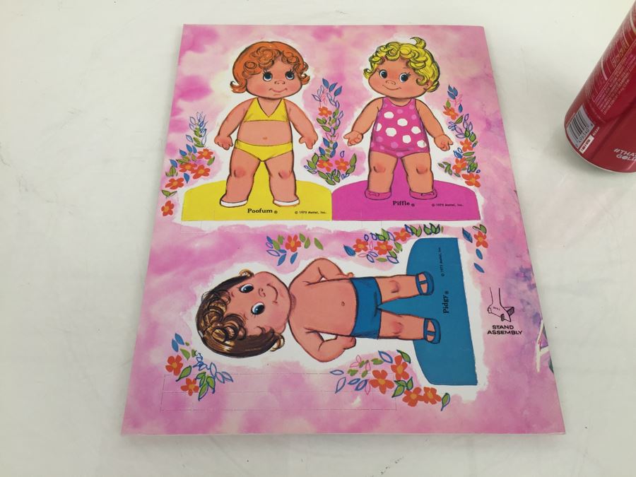 Itsy Bitsy Beans Paper Doll Book Whitman Mattel New Old Stock Vintage 1975 [Photo 3]