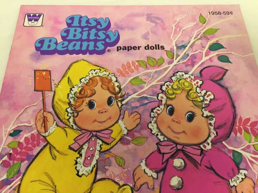 Itsy Bitsy Beans Paper Doll Book Whitman Mattel New Old Stock Vintage 1975 [Photo 4]